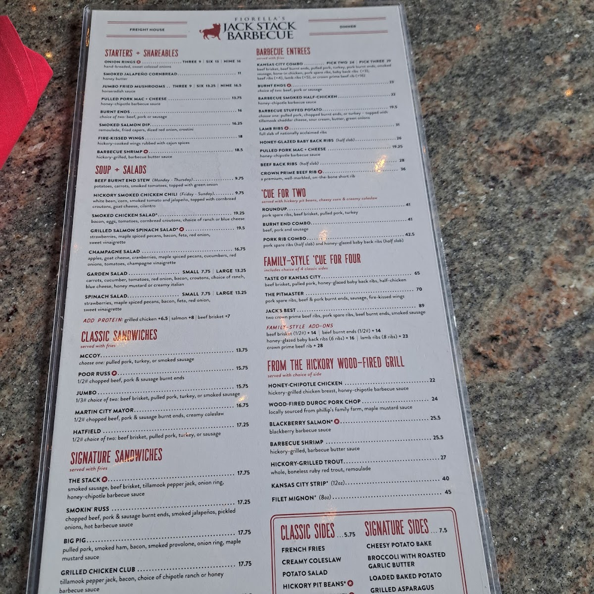 Jack Stack Barbecue - Freight House Menu - Image 6